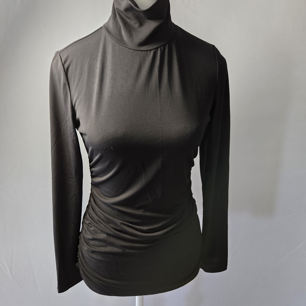 Boston Proper Charcoal Long Sleeve Turtleneck NWOT
